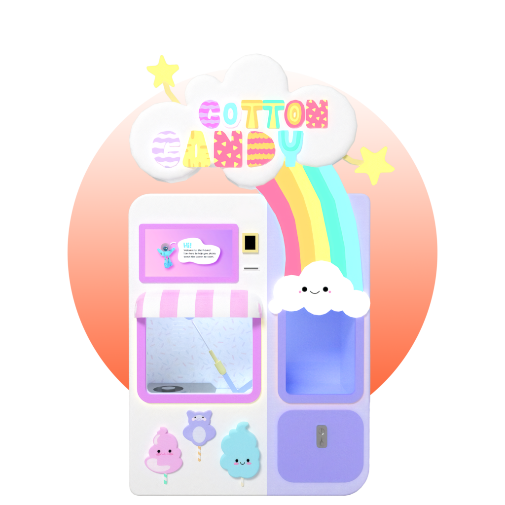 cotton candy vending machine