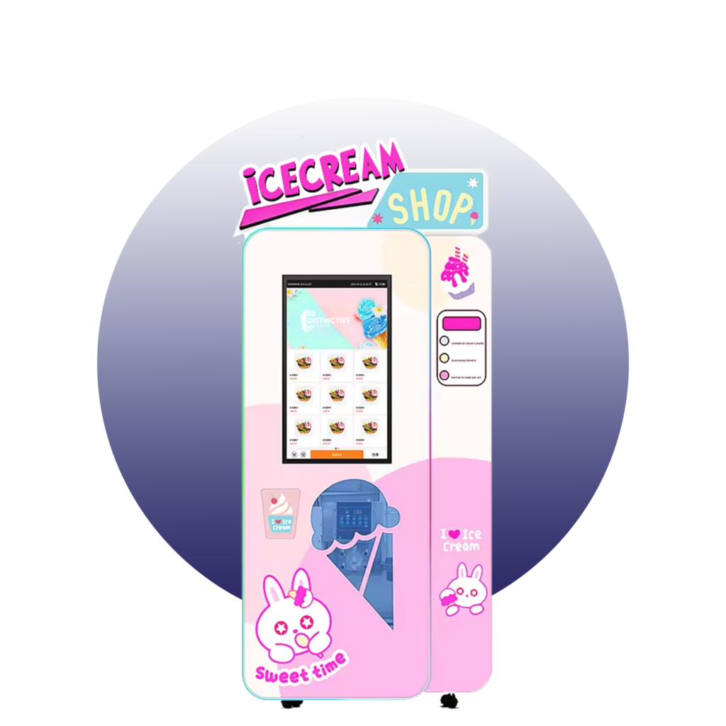 soft-serve ice cream vending machine