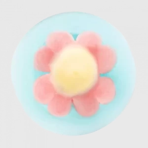 multi-color flower cotton candy shape